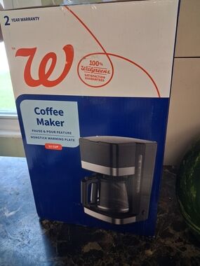 Walgreens Coffee Maker - Black and Silver 12-Cup